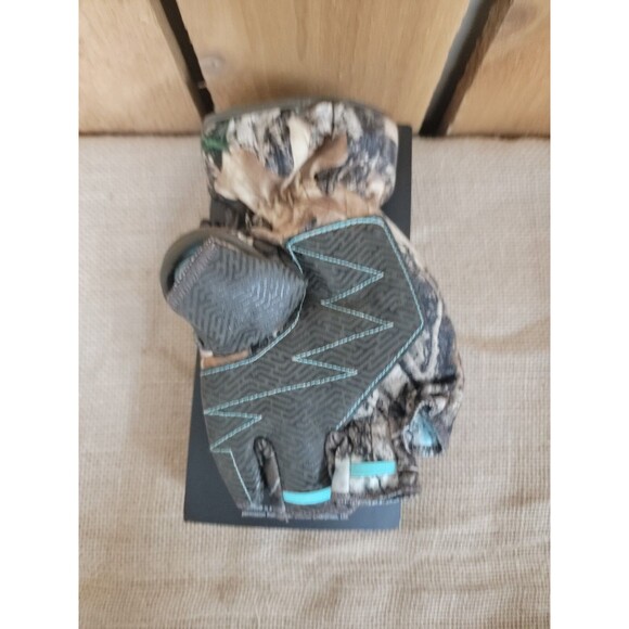 REALTREE Edge Womens Hunting Pop-Top Mitten Gloves Microban Non-Slip NWT L/XL - Picture 2 of 2